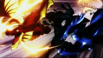 Fairy Tail Igneel And Grandine Metalicana HD Image Wallpaper