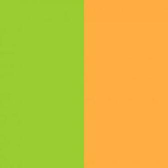 Resolution Yellow Green And Orange Solid Two Color Background