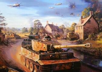 Tigers In Normandy Computer Wallpaper Desktop