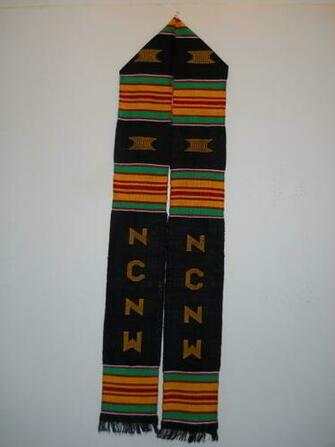 N C W Kente Stole Jg