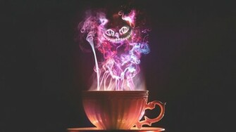 Cup Cheshire Cat Smoke Jpg