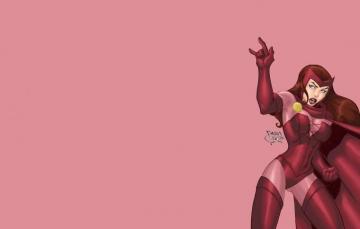 Wallpaper Scarlet Witch Wanda Maximoff