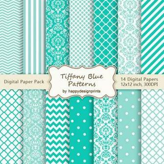 Tiffany Blue Chevron Wallpaper Damask