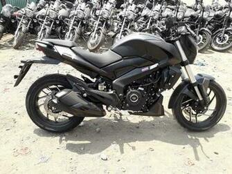 Bajaj Dominar Spotted In Matte Black Colour Bikedekho