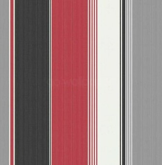Red Striped Wallpaper Grasscloth