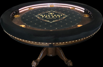 Elegant Custom Poker Table Wallpaper