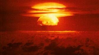 Atomic Explosion Mushroom Cloud Bwh