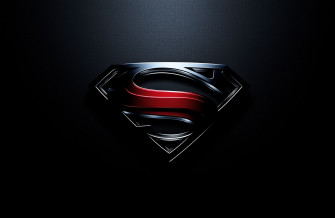 Black Superman Logo Wallpaper