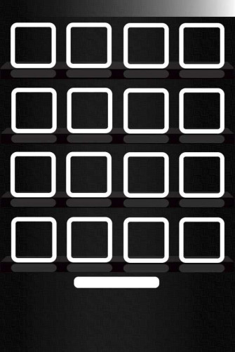 Simple Black An White Shelf iPhone Background And