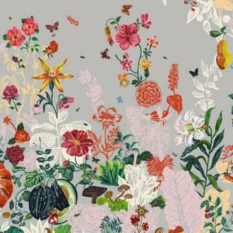 Bloemen Behang Nathalie L T Via Storewithoutahome Flowers