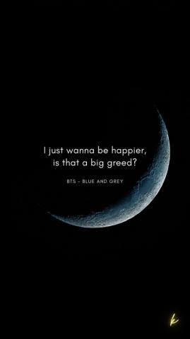 I Just Wanna Be Happier Bts Wallpaper Lyrics