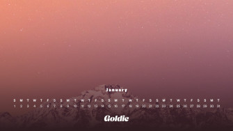 January Calendar Wallpaper Desktop Mobile