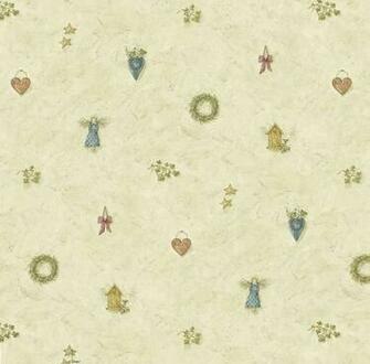 Chesapeake Pur21711 Essie Grey Wreath Spot Toss Wallpaper