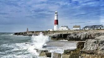 Beautiful Lighthouse On A Cape In Maine High Quality And