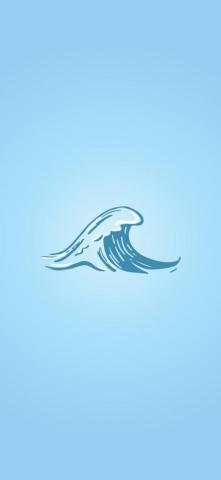 Minimalist Phone Wallpaper Blue