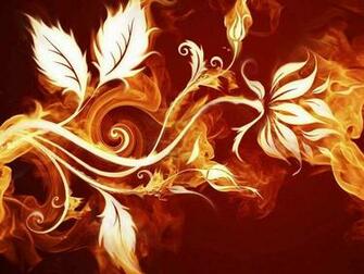 Fire Flowers Wallpaper HD Pulse