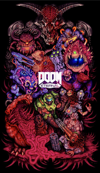 Doom Eternal iPhone Wallpaper