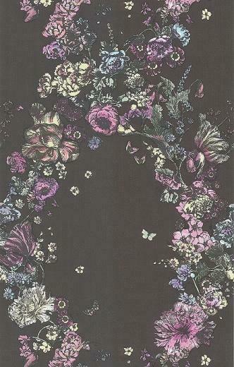S Pierre Fornasetti Design Of Exuberant Flowers A Criss Cross