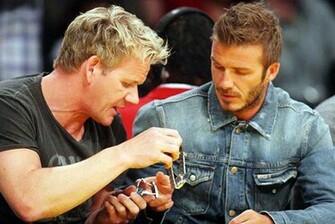 Gordon Ramsay And David Beckham Rolex Gtg Wallpaper