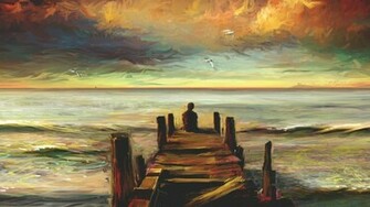 Of Loneliness Wallpaper Which Is Under The