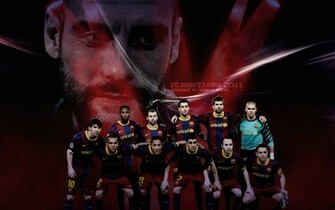 Gambar Barcelona Dan Logo Wallpaper Barca Part