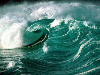 Green Waves Desktop Pc And Mac Wallpaper