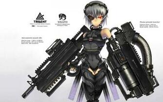 Guns Anime Girls Wallpaper Gun Desktop
