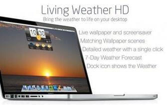 Living Weather HD Desktop Wallpaper And Screensaver For Mac