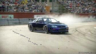 Nissan Skyline Drift Wallpaper Shift R34