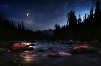 Moon River Wallpaper