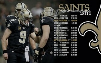 New Orleans Saints Schedule Wallpaper Tigerdroppings