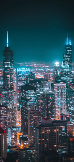 New York At Night iPhone Wallpaper