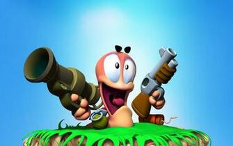 Worms 3d Wallpaper Stock Photos