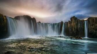 Waterfall In Iceland 4k HD Desktop Wallpaper For Ultra Tv