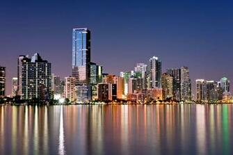 Miami Skyline Exclusive HD Wallpaper