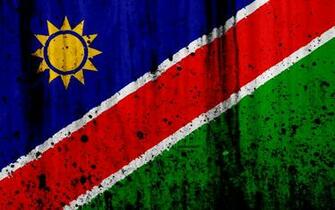 Wallpaper Namibian Flag 4k Grunge Of Namibia