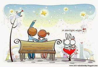 Cute Cartoon Love Desktop Wallpaper Gallery