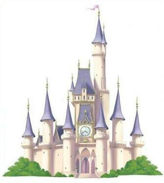Princess Castle Disney Mini Mural Kids Decorating Ideas