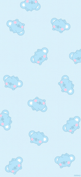 Koya Bt21 Seamless Pattern Oxgpksa0mlehhttx Wallpaper