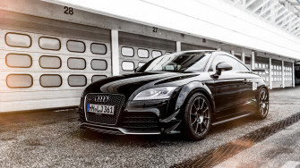 Audi Tt Black Car Sport Vehicle 4k Rare