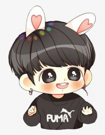 Bts Jungkook Cute Chibi Btsjungkook Transparent Png