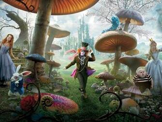 Cat Love Alice In Wonderland Wallpaper HD