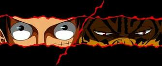 One Piece Anime Monkey D Luffy Rob Lucci