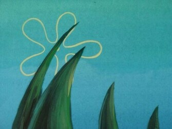 Spongebob Flower Background Squarepants