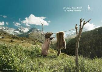 Very Funny And Creative Ads Using Animals Pictures