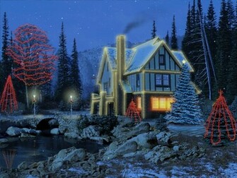 Chalet De No L 3d Wallpaper