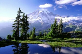 Mount Rainier Mountain Beautiful Wallpaper Photosjunction