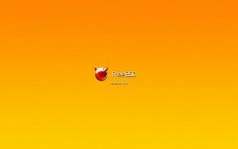 Wallpaper Linux Software Bsd Orange Computers Desktop