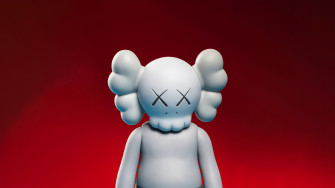 T Ng H P Red Kaws Background Thi K C Quy N B I Wallpaper