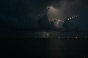 Stormy Night By Meanyk